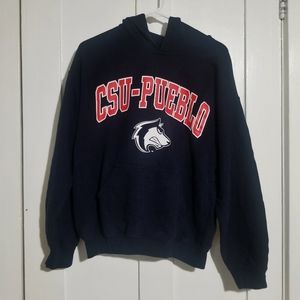 Navy CSU Pueblo Hoodie, Size M